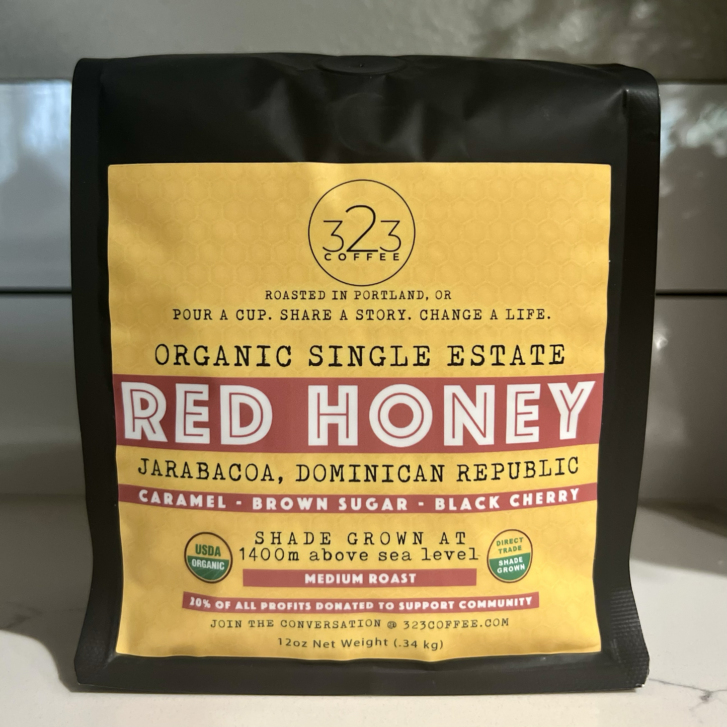 323 Coffee- Red Honey Organic- Medium Roast